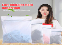 Foto van Huis inrichting 3 pcs zippered laundry bags reusable mesh washing bra lingerie wash bag for home hog
