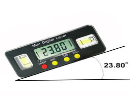 Foto van Gereedschap 100mm digital protractor angle finder inclinometer electronic level box with magnetics m