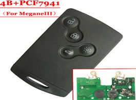 Foto van Beveiliging en bescherming free shipping new 4 button card not smart with pcf7941 for renault megane