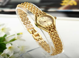 Foto van Horloge women bracelet watch mujer golden relojes small dial quartz leisure popular wristwatch hour 