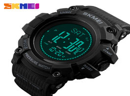 Foto van Horloge skmei outdoor watches mens pressure compass sport digital wristwatches altimeter weather tra