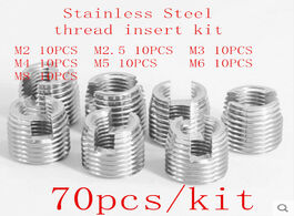 Foto van Bevestigingsmaterialen 70pcs stainless steel self tapping thread insert kit m2 m2.5 m3 m4 m5 m6 m8 h