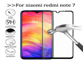 Foto van Telefoon accessoires 3d safety protective glass redmi note 7 screen protector for xiaomi tempered on