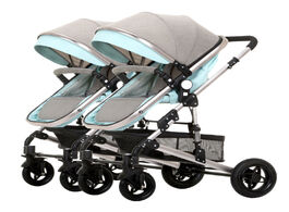 Foto van Baby peuter benodigdheden twin strollers light fold two pram can sit and newborn high landscape deta