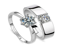 Foto van Sieraden xiyanike 925 sterling silver jewelry open fashion creative zircon rings for party lovers ad