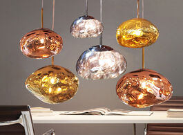 Foto van Lampen verlichting modern led melt pendant lights vintage lava bedroom living room lamp dining decor