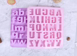 Foto van Huis inrichting alphabet concrete molds plaster number silicon mold capital letter english letters