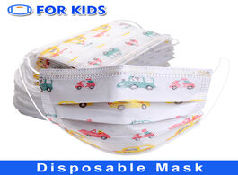 Foto van Beveiliging en bescherming kids disposable masks 10pcs 200pcs little car cartoon children mouth mask
