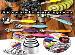 Foto van Huis inrichting 10 piece measuring cups spoons set stainless steel cup spoon for baking tea coffee k