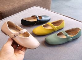 Foto van Baby peuter benodigdheden autumn girls simple princess leather shoes for children flowers fashion wh