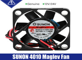 Foto van Computer mellow sunon 12v 24v 3d printer small cooling magnetic suspension bearing 4010 fan extruder