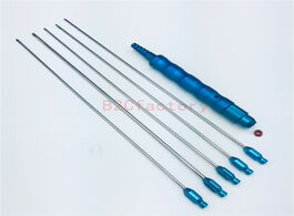 Foto van Schoonheid gezondheid 5pcs liposuction cannulas needle luer lock with titanium handle handpiece