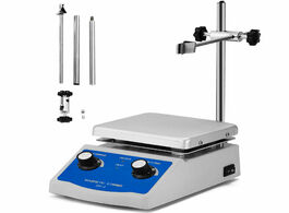 Foto van Gereedschap vevor 180w magnetic stirrer mixer 1000ml with heating plate max 1600rpm stirring for lab