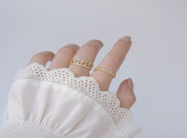 Foto van Sieraden ins hot sale 14k real gold adjustable pierced rings for women luxury shining aaa cubic zirc