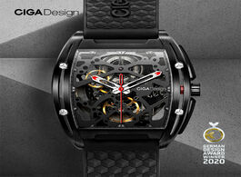 Foto van Horloge ciga design z series dlc automatic mecthanical watch sapphire crystal fashion wristwatch sil