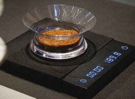 Foto van Huis inrichting timemore led smart digital scale pour coffee electronic drip with timer 2kg black ba