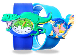 Foto van Horloge children s watches kids cartoon toys baby gift dinosaur anime patted silicone strap child qu