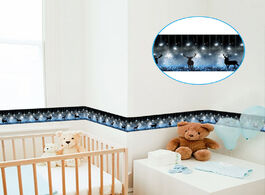 Foto van Woning en bouw wallpaper borders deer kids room bedroom waistline waterproof self adhesive sticker v