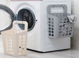 Foto van Huis inrichting sucker hollow plastic laundry basket toy dirty clothes container home organizer sund