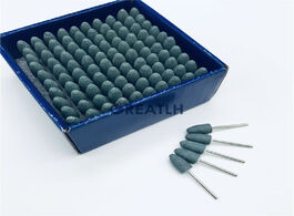 Foto van Schoonheid gezondheid 100pcs dental gravel ceramic burs polisher 2.35mm coarse lab polishing laborat