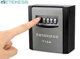 Foto van Beveiliging en bescherming retekess t14a wall mounted key storage organizer boxes with 4 digit combi