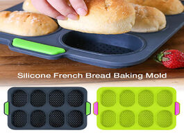 Foto van Huis inrichting french bread baking mold wave tray practical cake baguette pans 2 3 4 groove waves k