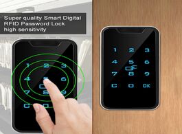 Foto van Beveiliging en bescherming digital rfid password lock contact keypad electronic cabinet office smart