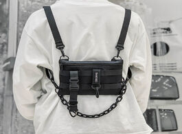 Foto van Tassen designer unisex waist bag package functional tooling tactical chest money phone crossbody mes