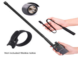 Foto van Telefoon accessoires 150 440mhz foldable antenna walkie talkie outdoor extend sma female vhf uhf rad