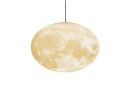 Foto van Lampen verlichting led 3d print moon pendant light living room bedroom decoration hanging lamp e27 r