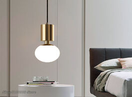 Foto van Lampen verlichting nordic aluminum pendant light modern simple bedroom bedside table lamp small for 