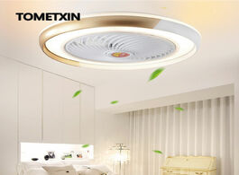 Foto van Lampen verlichting 50 cm app smart ceiling fan with light remote control fans lights ventilator lamp