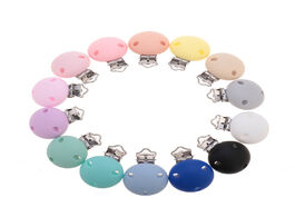 Foto van Baby peuter benodigdheden 35mm round 10pcs silicone clips nipple holder chewing teether pacifier cha