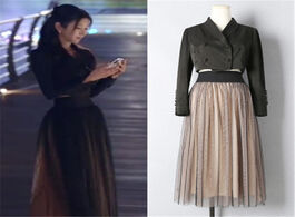 Foto van Baby peuter benodigdheden black shirt skirt dress seo yea ji same mesh net for women in autumn woman