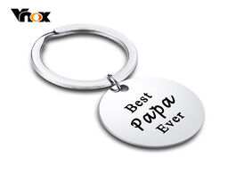 Foto van Sieraden vnox free personalized custom love date engraved message stainless steel keychains for wome