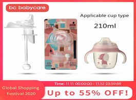 Foto van Baby peuter benodigdheden bc babycare 210ml bottle straw accessories bpa free kids water feeding sof