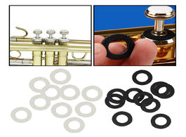 Foto van Sport en spel set of 10pcs universal trumpet trombone cornet valve stem felt washer pads accessories