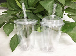 Foto van Huis inrichting wholesale 20oz acrylic tumbler with dome lid straw double wall clear plastic bottle 
