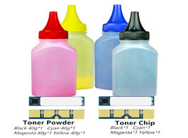Foto van Computer 4 colors toner powder with chip for samsung clp320 clp 320 321 325 clx3180 clx3185 clx 3185