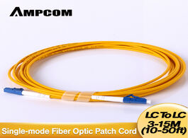 Foto van Telefoon accessoires ampcom lc fiber patch cable simplex 9 125 upc to singlemode jumper single mode 