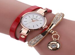 Foto van Horloge stainless steel women leather analog quartz wrist watches s brand luxury fashion classic wat
