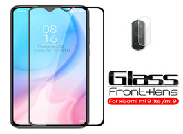 Foto van Telefoon accessoires 2 in 1 protective glass for xiaomi mi 9 lite screen protector xiomi mi9 light 9