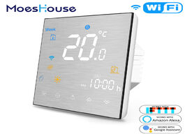 Foto van Woning en bouw wifi smart thermostat temperature controller for water electric floor heating gas boi