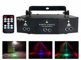 Foto van Lampen verlichting 9 eyes dmx led controller music light rgb laser for christmas new year stage par 