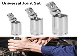 Foto van Auto motor accessoires universal joint set 1 4 3 8 2 ratchet angle extension bar socket adapter manu