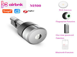 Foto van Beveiliging en bescherming zigbee tuya smart lock cylinder airbnk m500 fingerprint wifi bluetooth ke
