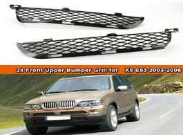 Foto van Auto motor accessoires for bmw x5 e53 2003 2006 facelift front grille upper bumper mesh grill