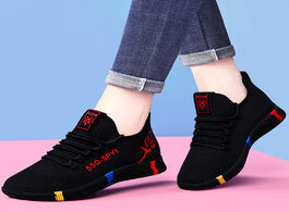 Foto van Schoenen 2020 new spring women casual shoes breathable mesh platform sneakers fashion woman tenis fe