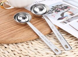 Foto van Huis inrichting durable 15 30 ml long handle measuring scoop cup stainless steel tablespoon spoon ki