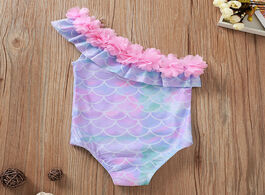 Foto van Sport en spel toddler kids baby girls flower bikini swimwear swimsuit bathing suit beachwear one pie
